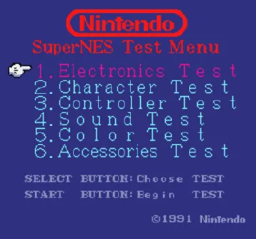Nintendo Power Menu Program (Japan) (NP) screen shot title